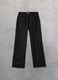 100% Linen Wide Leg Pants Black_6