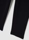 Girls' black skinny fit cotton leggings_3