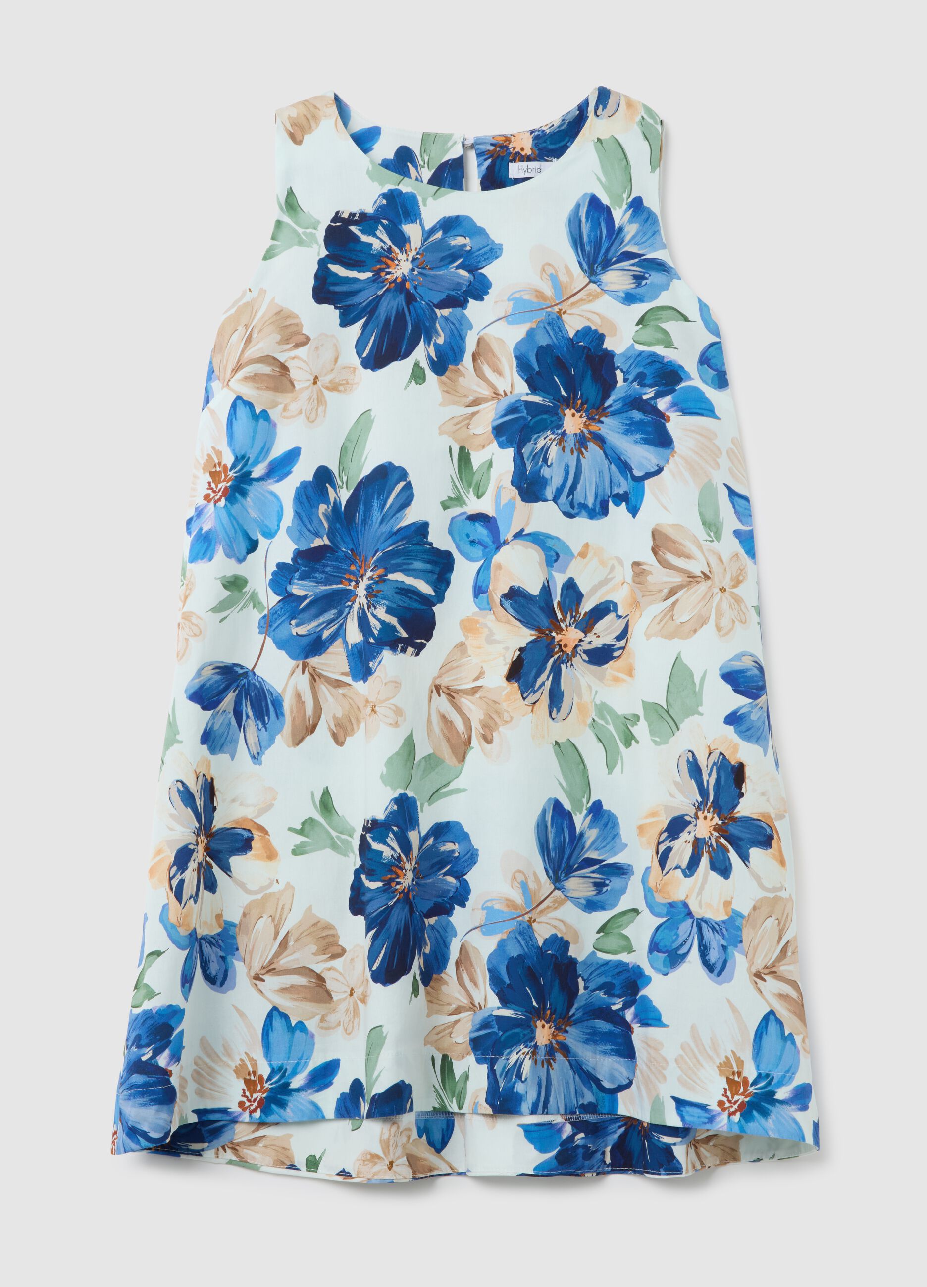 Women's Multicolour Cotton Dress Regular Fit