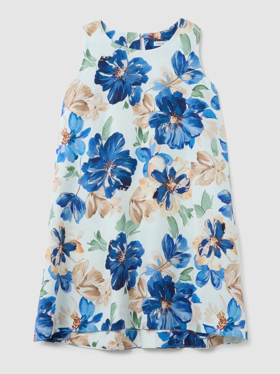 Abito da donna in cotone multicolor regular fit_0