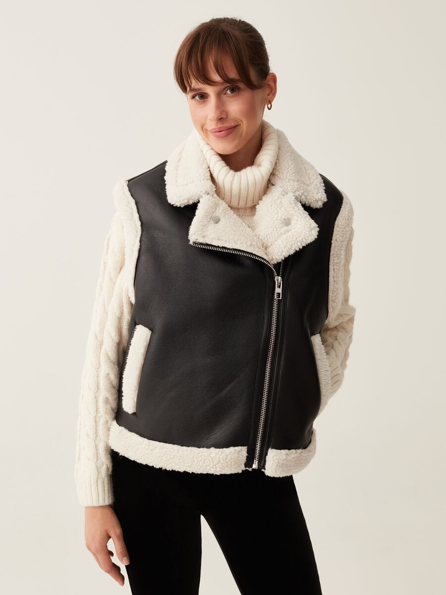 Gilet in finto montone con interno in sherpa_1