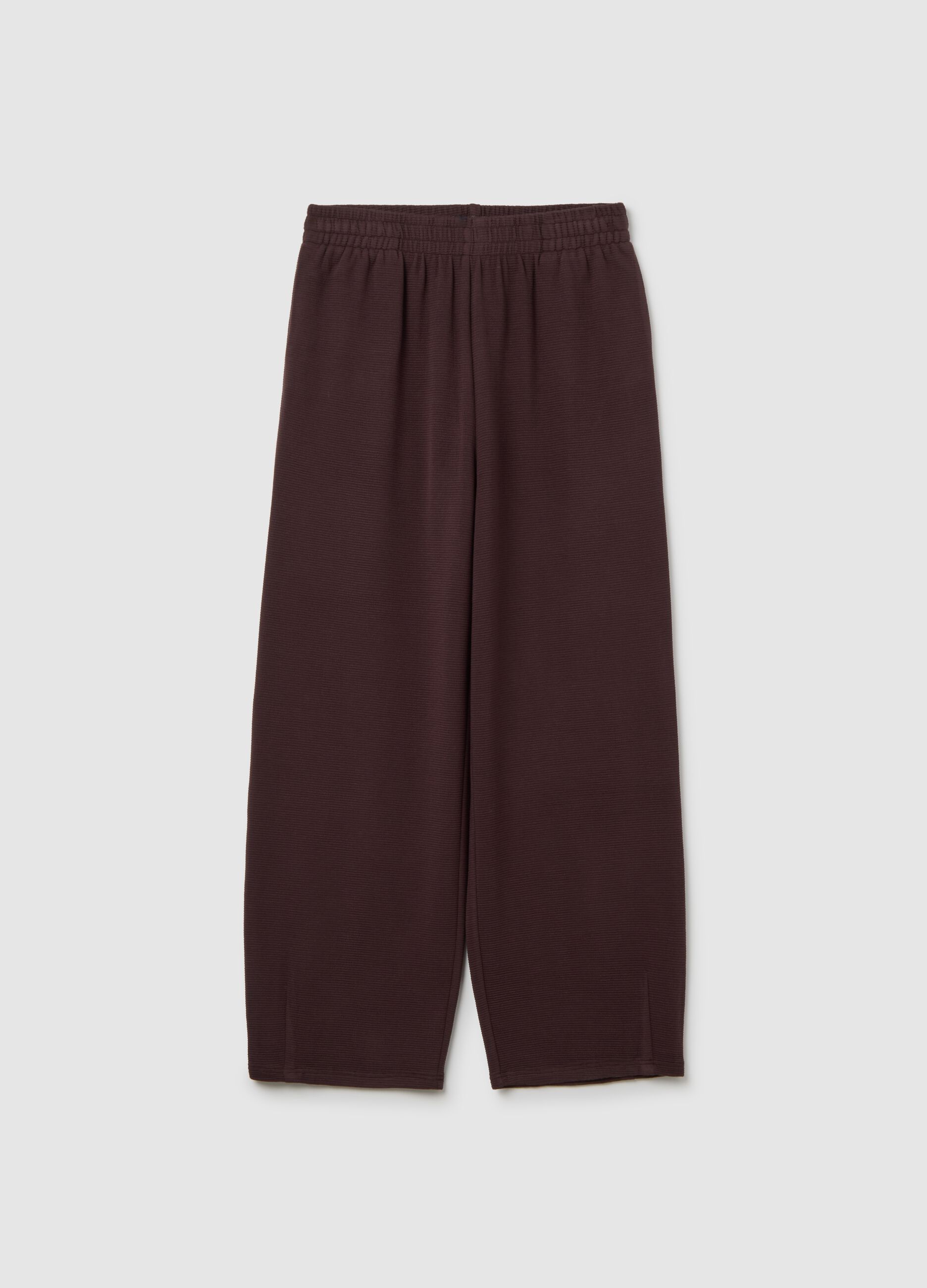 Brown Wide Leg Trousers