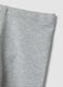 Girls&rsquo; grey skinny leggings in stretch organic cotton_2