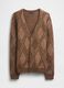 Brown Cardigan in Wool and Alpaca Blend_3