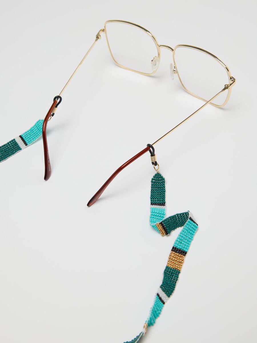 Glasses chain with multicoloured details_2