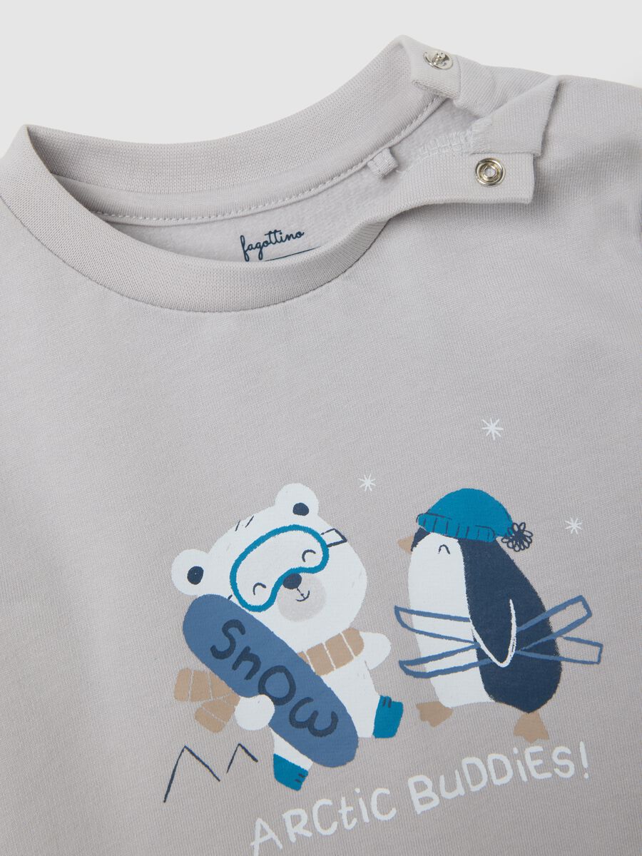 Multicolour pure cotton baby pyjamas, regular fit_3