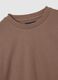 Brown cotton blend sweatshirt regular fit_5