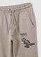 Beige cotton trousers for boys_2