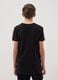 Kids' pure black cotton Minecraft T-shirt_2