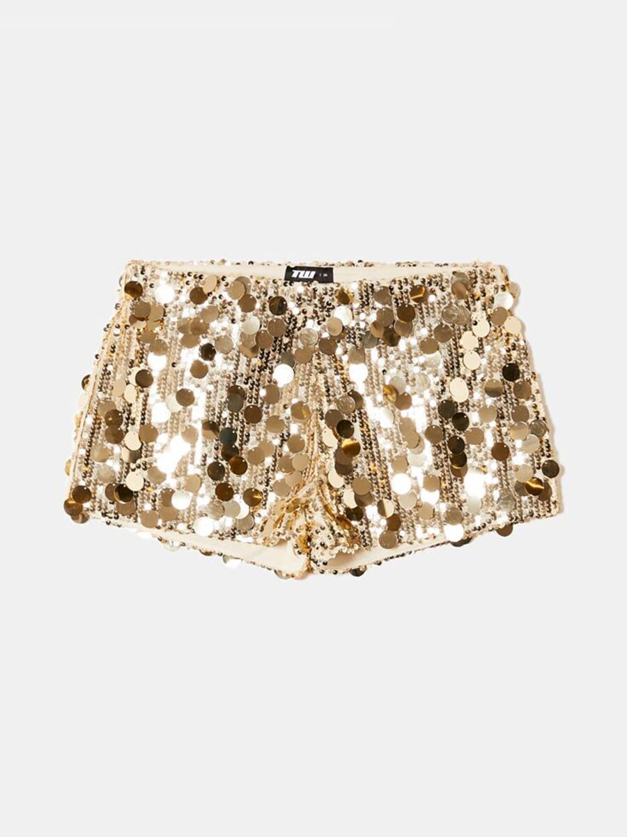 Sequinned shorts_0