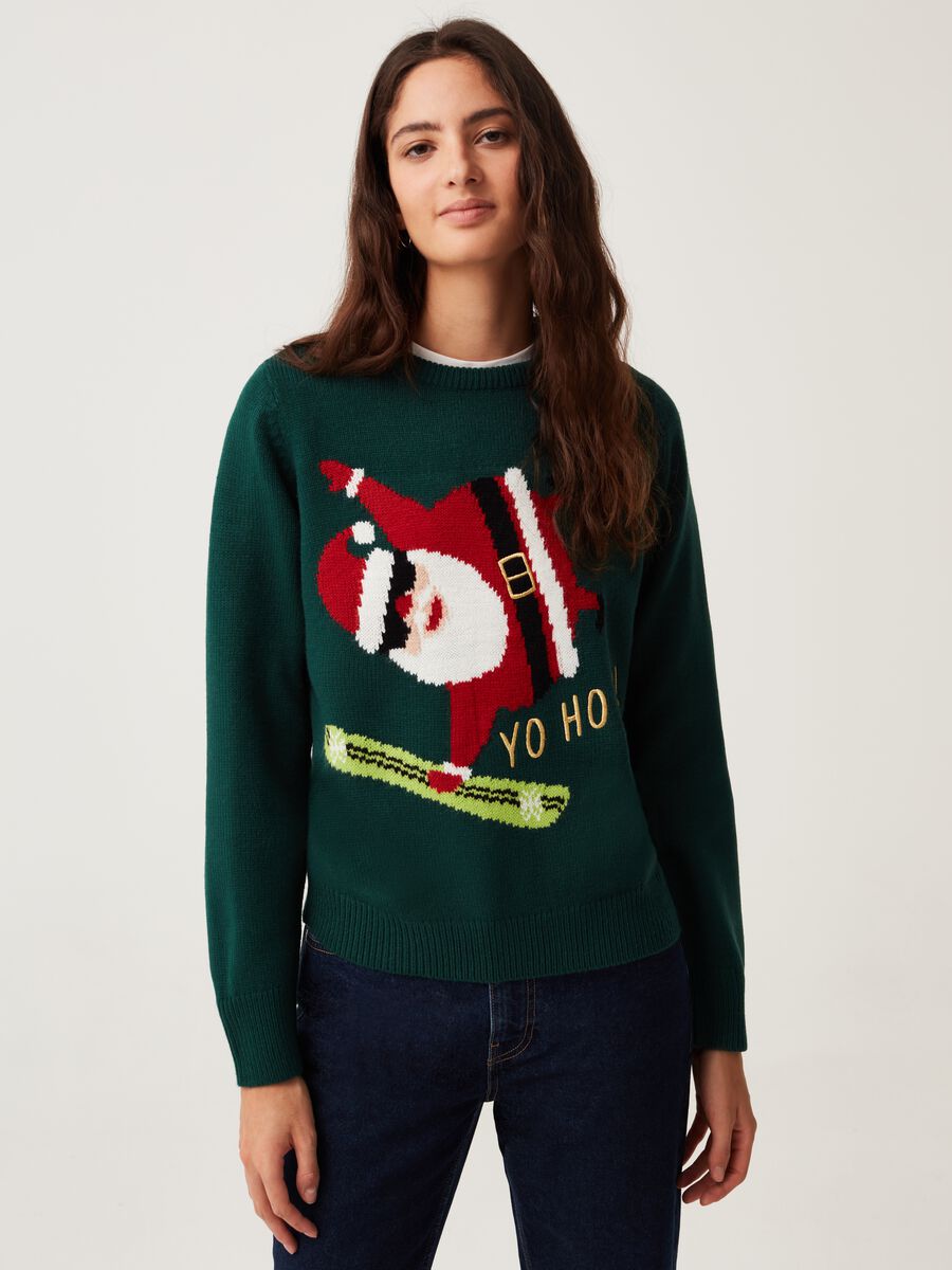 Christmas Jumper con Babbo Natale_0