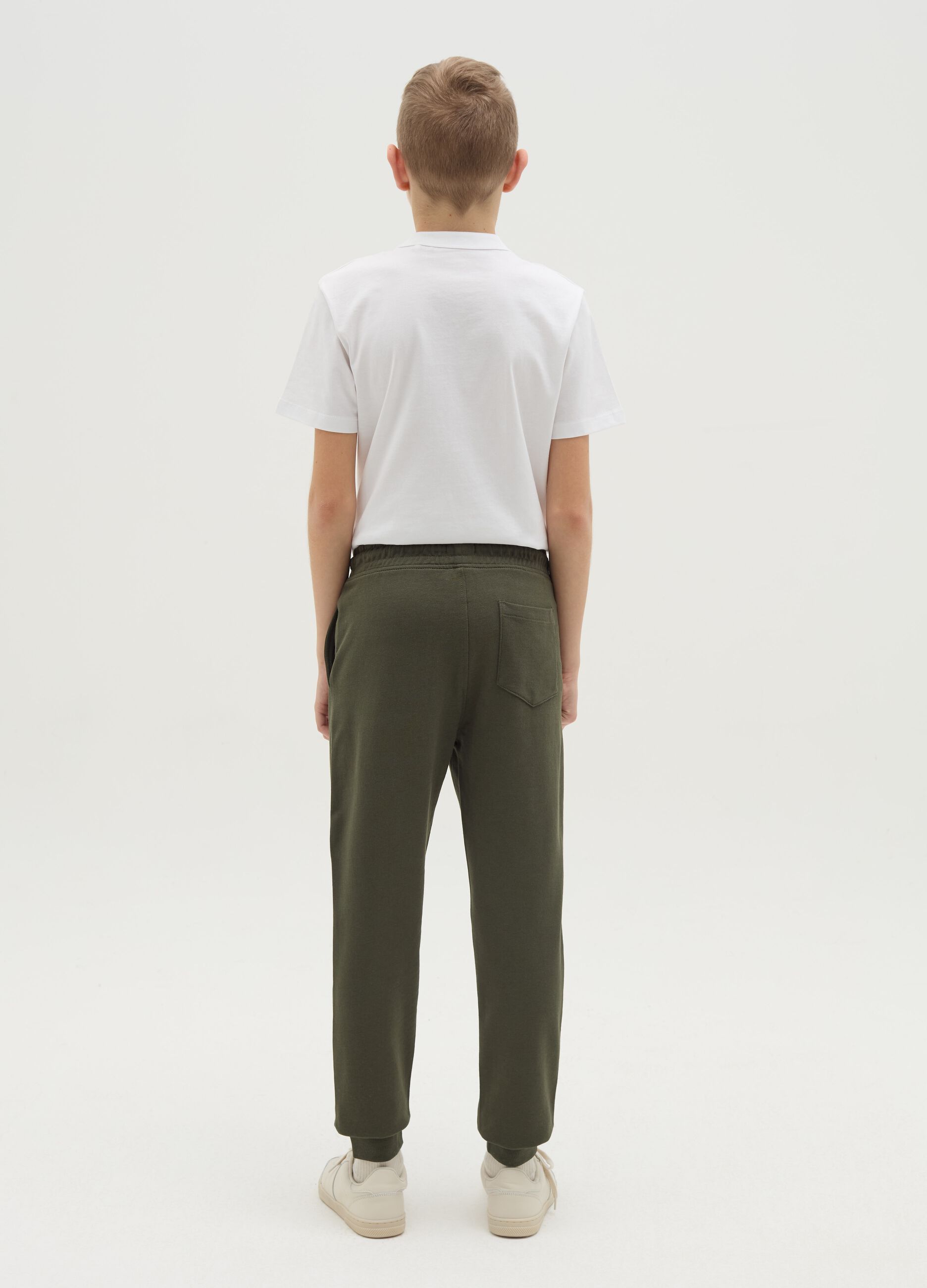 Slim-fit joggers with drawstring