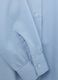 Blue slim fit cotton blend shirt_5