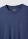 Blue pure cotton regular fit T-shirt_5