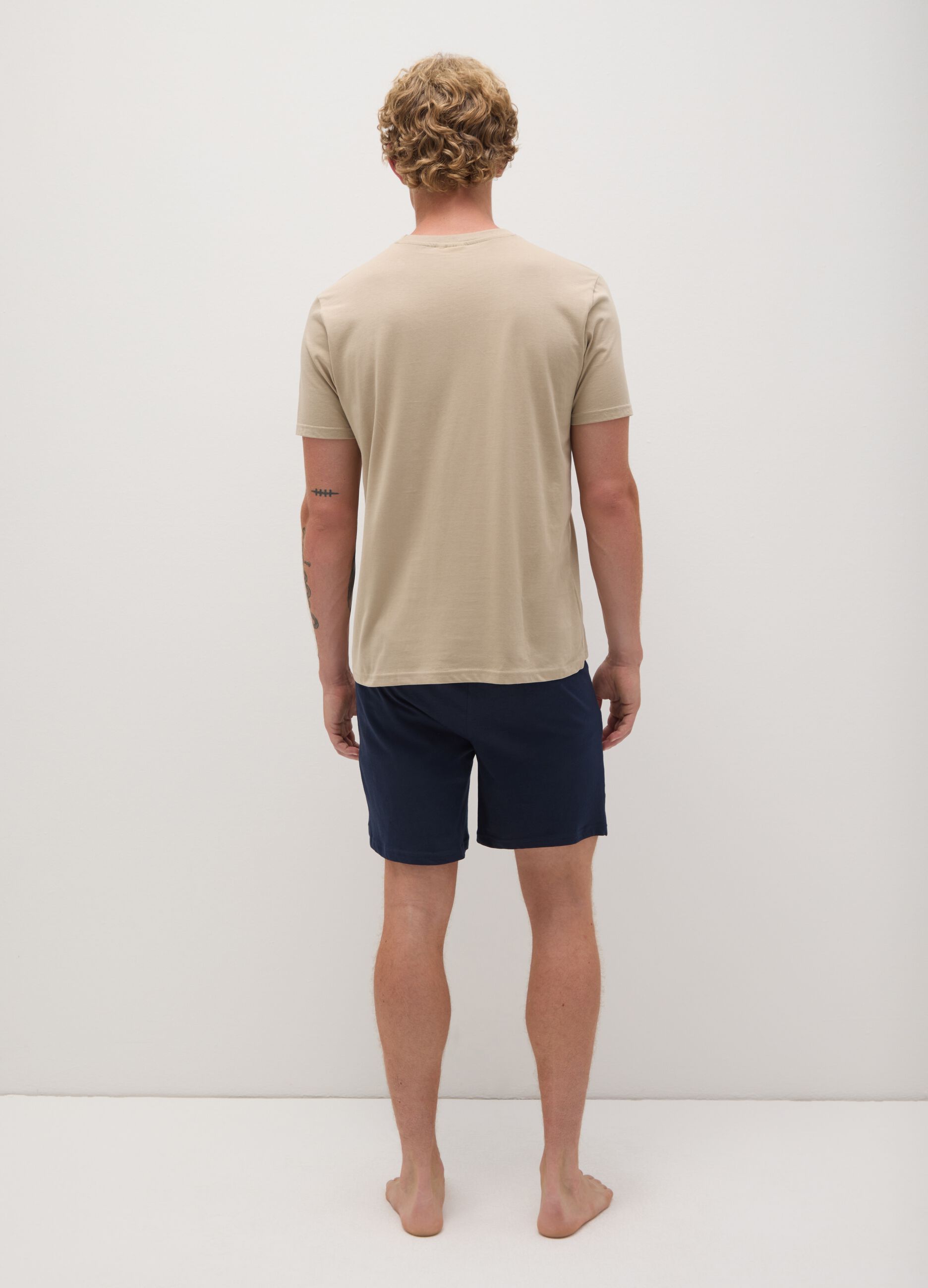 One Piece Cotton Short Pyjamas
