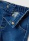 Baby Boys&rsquo; Blue Stretch Cotton Cargo Pocket Trousers_2