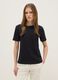 Black pure cotton regular fit T-shirt_0