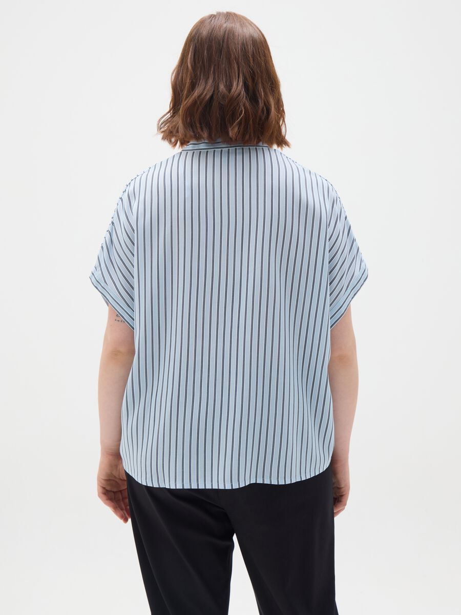 Multicolour pure viscose blouse in regular fit_3