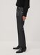 Leggings neri flare con vita regular ed elastico_2