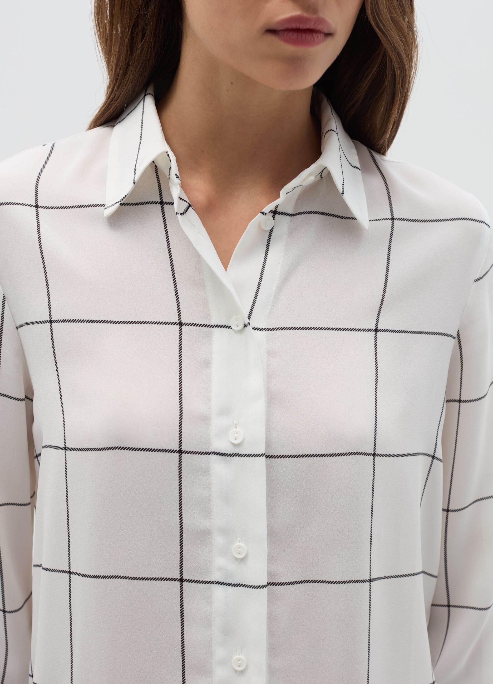 Camicia con stampa all-over