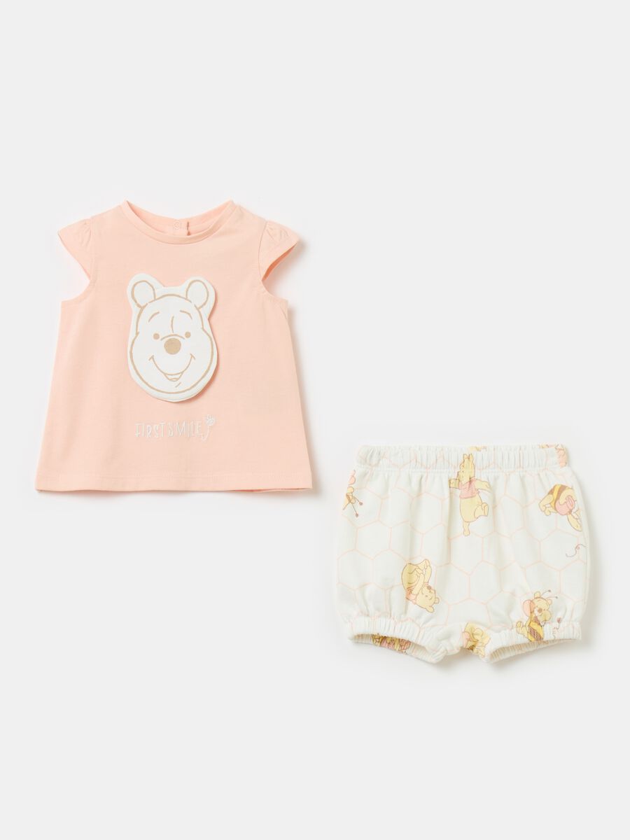 Organic cotton jogging set with Winnie the Pooh patch_0