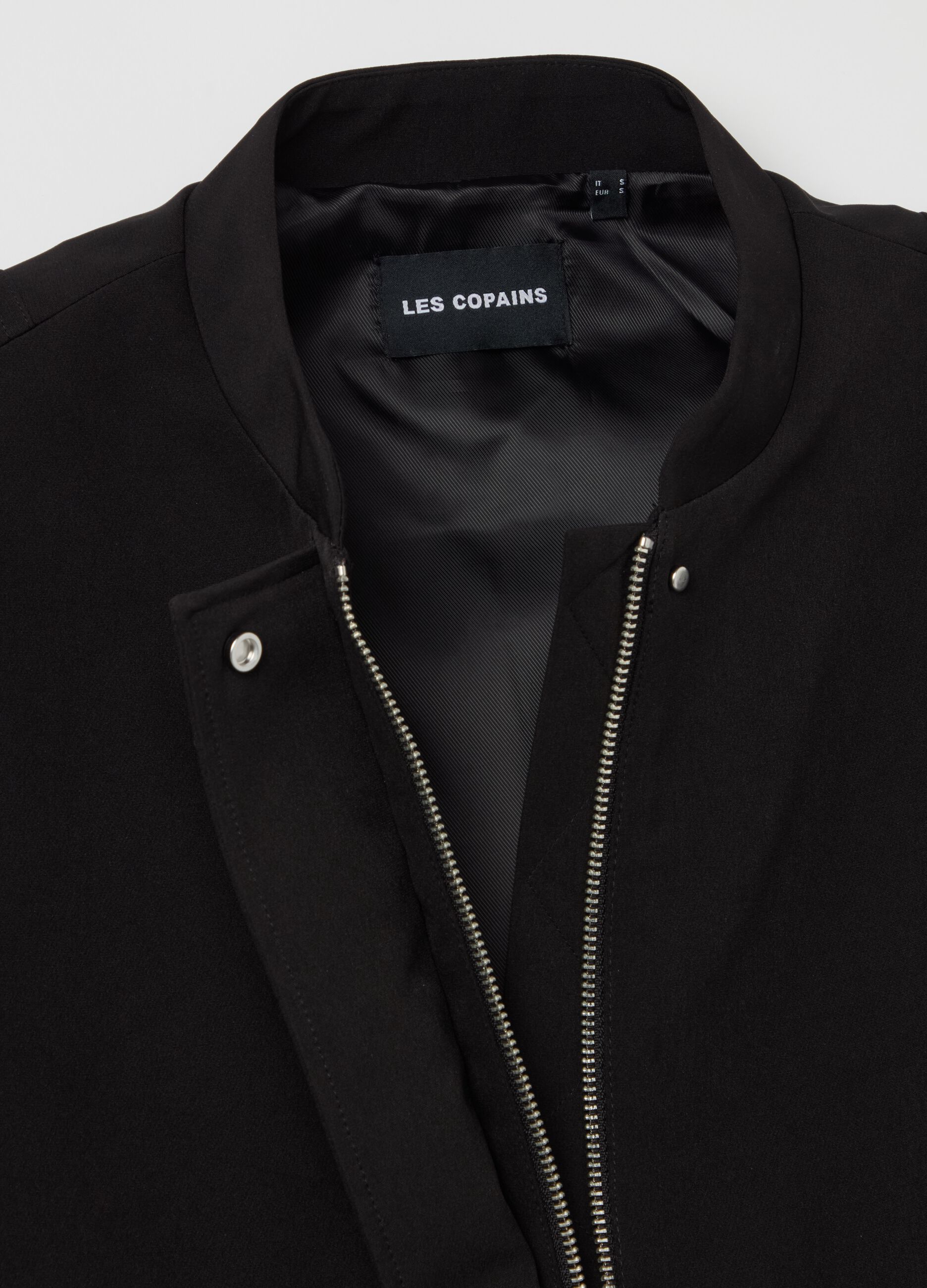 Full-zip bomber jacket