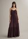 Brown pure cotton long dress regular fit_2