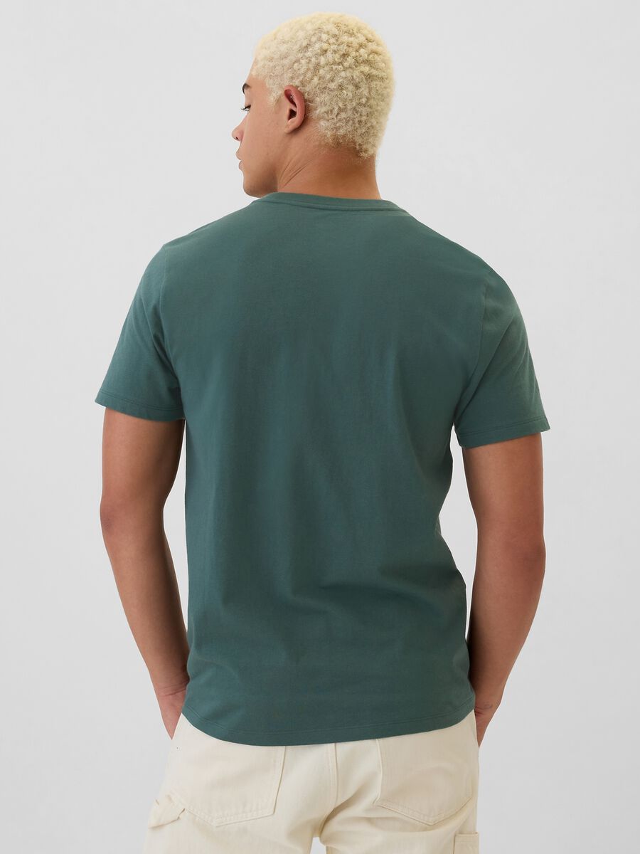 Cotton T-shirt with logo print_2