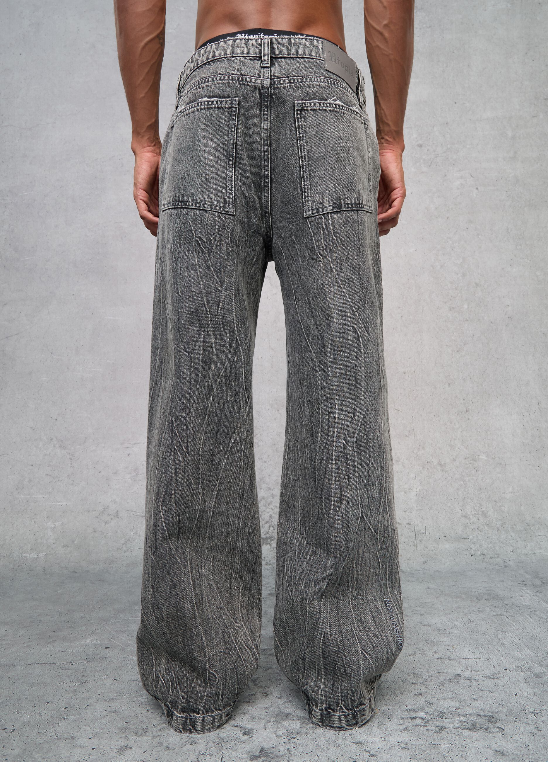 Bootcut Denim Washed Grey