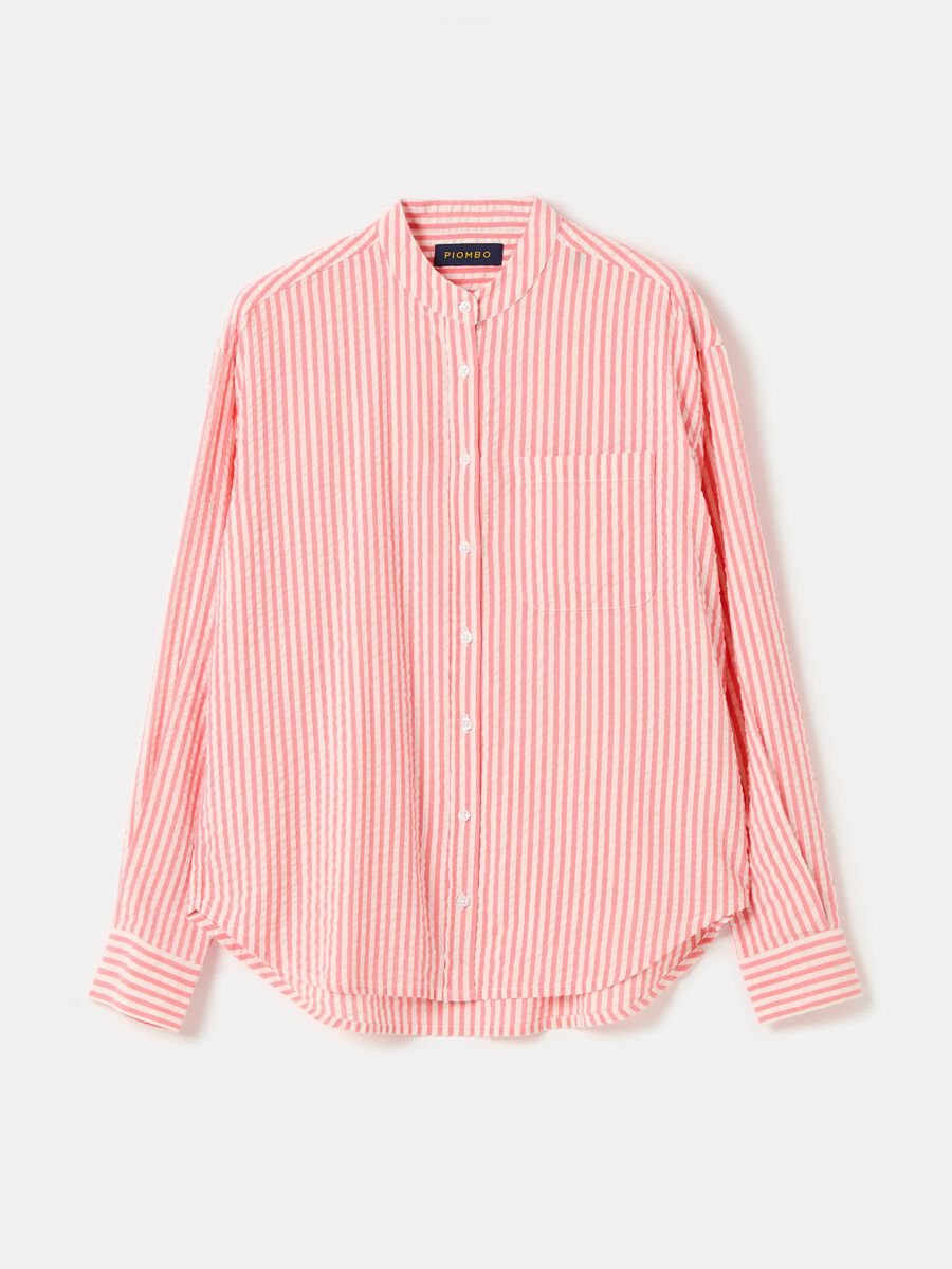 Striped seersucker shirt_3