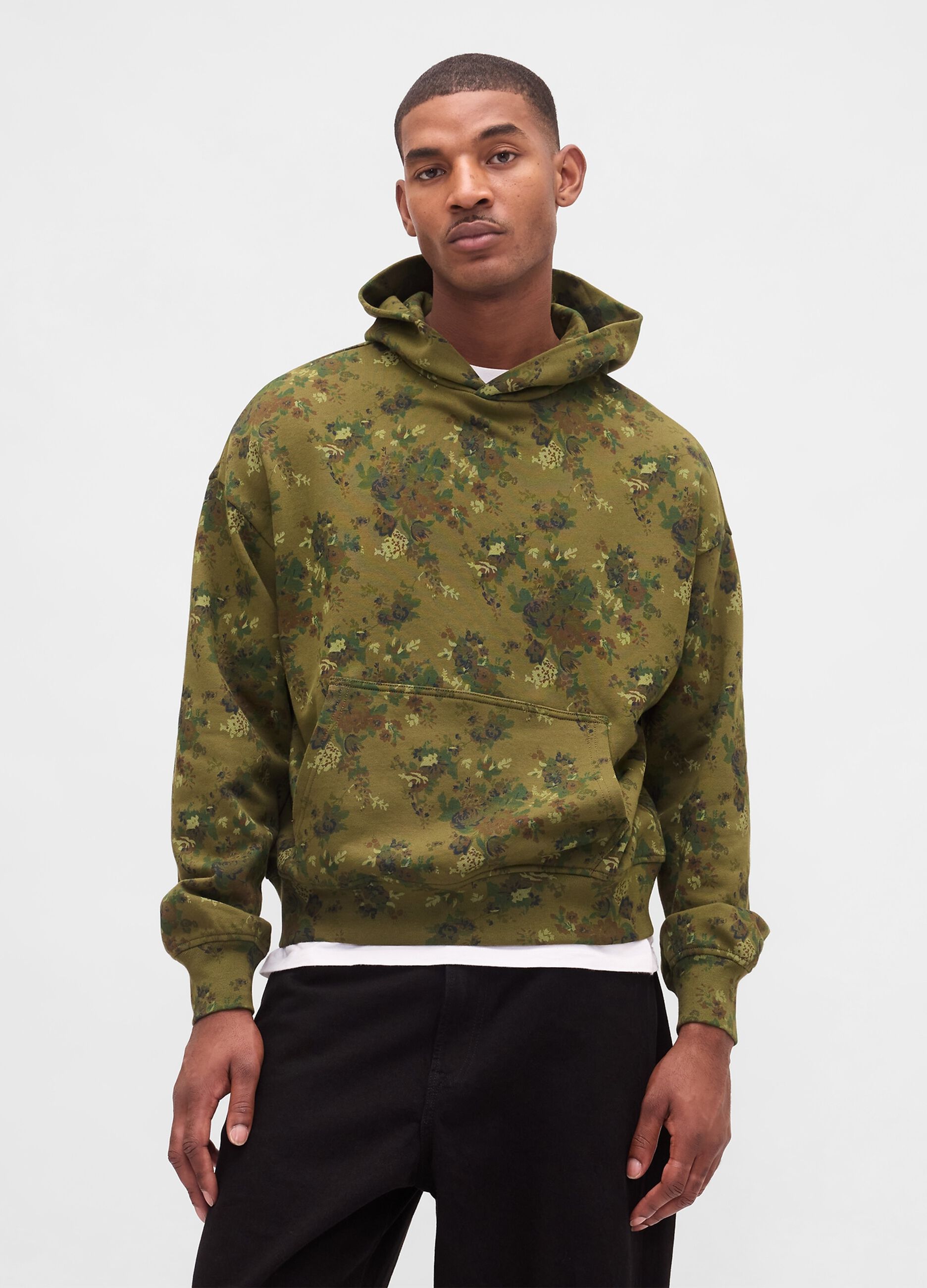 Green Hooded Sweatshirt