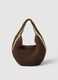 Brown pure paper fabric bag_1