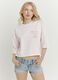 Pink pure cotton short-sleeve T-shirt_0