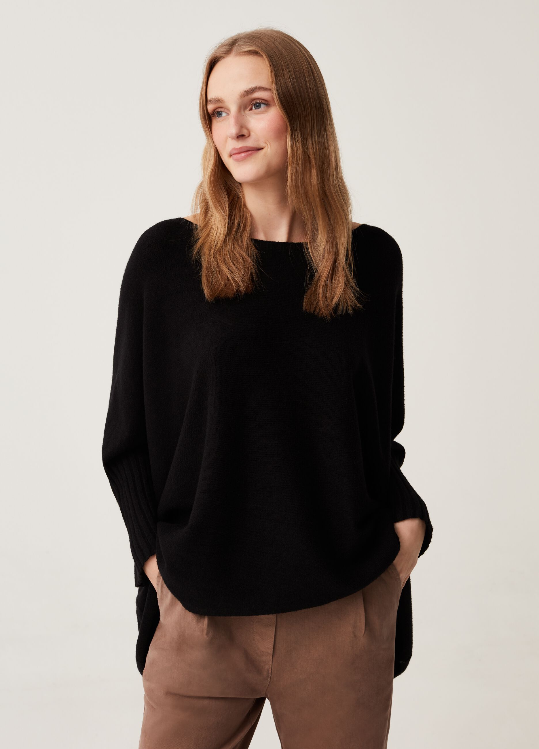 Maglia con maniche a tre quarti Hybrid Nero HYBRID da Donna OVS
