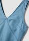 Light Blue Denim Midi Dress in 100% Lyocell, Sleeveless_5