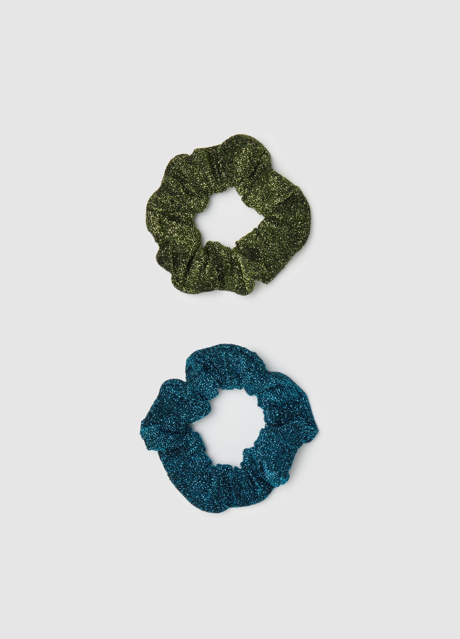 Two-pack hair scrunchies