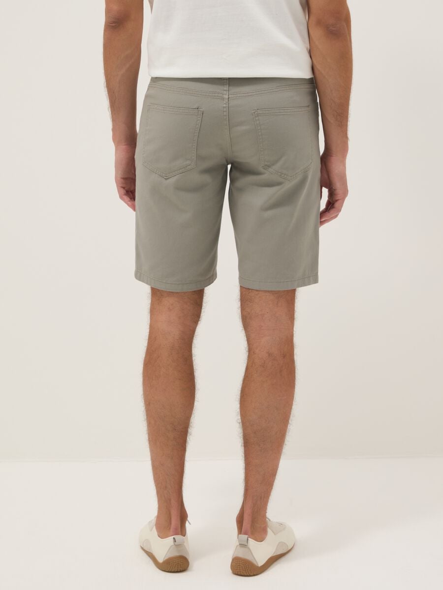 Grey pure cotton shorts_2