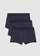 Blue Microfiber Boxer Tripack_0