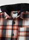 Check shirt with plush hood_3