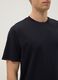 Black Cotton Crew Neck T-shirt, Regular Fit_3