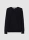 Black viscose blend jumper regular fit_4
