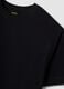 Black oversized pure cotton short-sleeve T-shirt_6