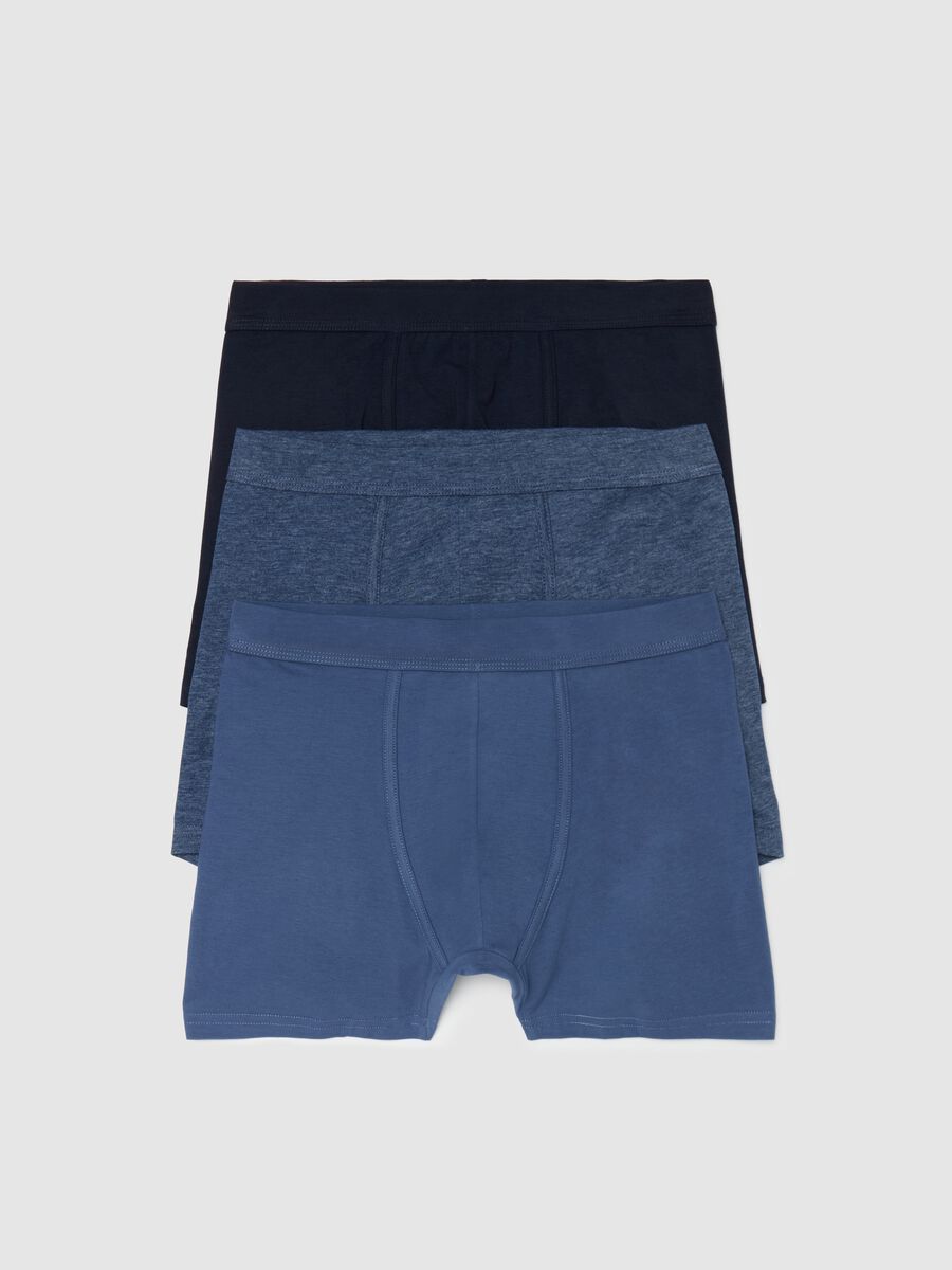 Three-pair pack midi boxer shorts in stretch cotton_4