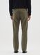 Regular fit green corduroy trousers with stretch cotton_2