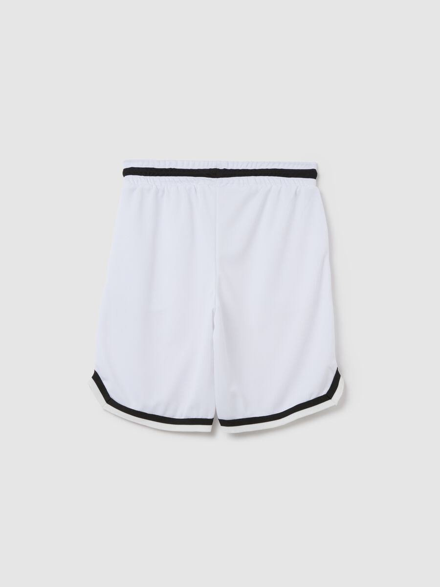 Boys’ white regular-fit shorts_1