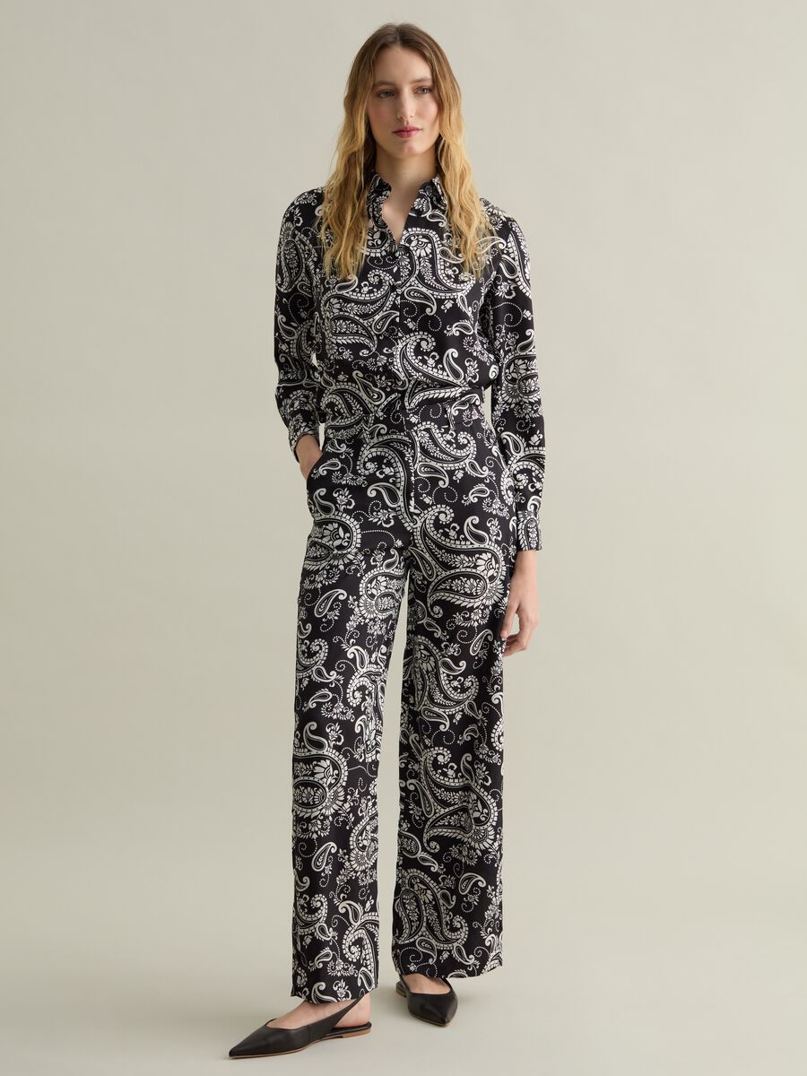 Wide-leg trousers with all-over print_0