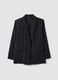 Black regular-fit viscose-blend blazer_4
