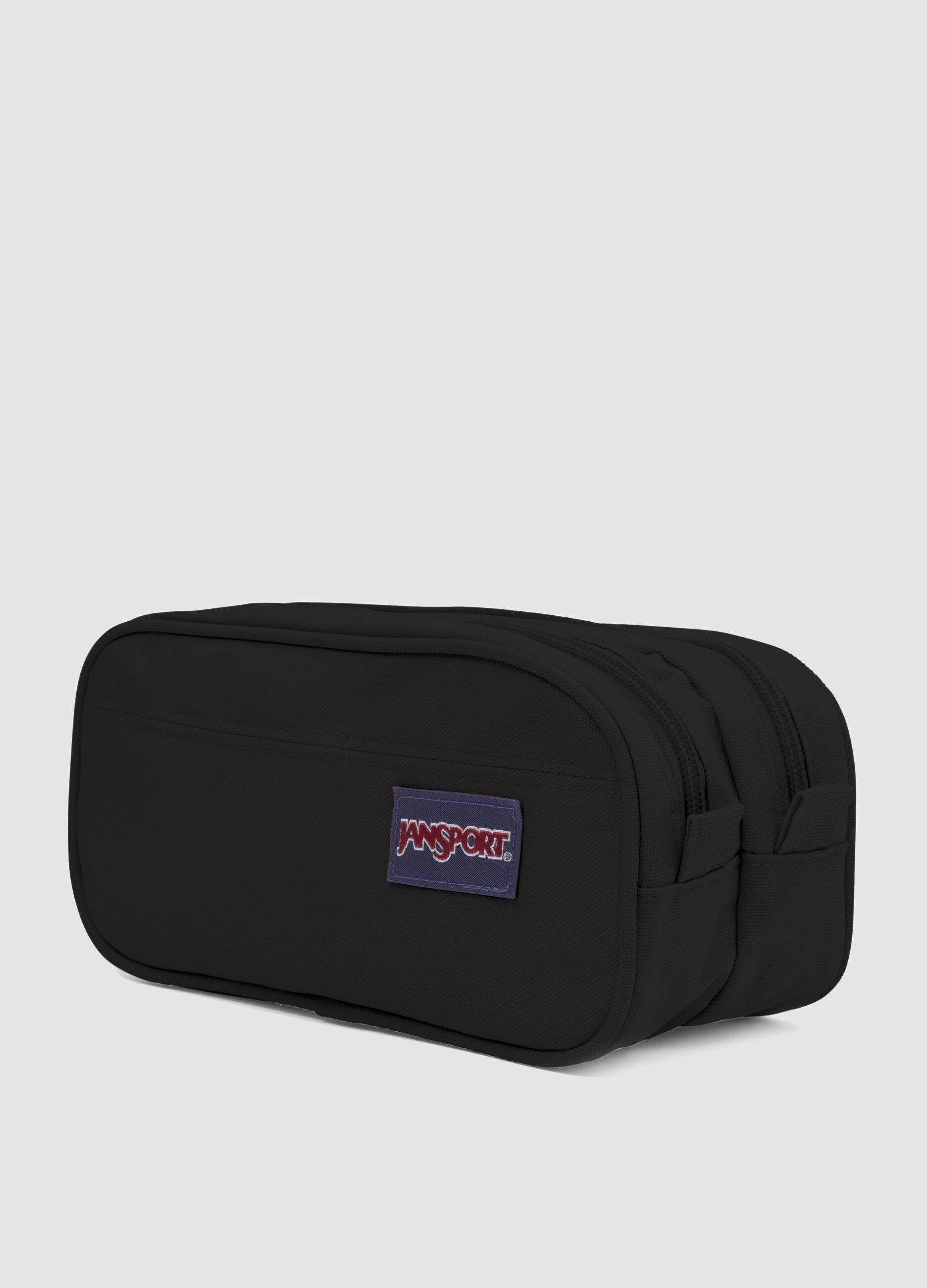 Astuccio nero a doppio scomparto