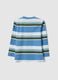 Boys&rsquo; pure cotton multicolour striped T-shirt, regular fit_1
