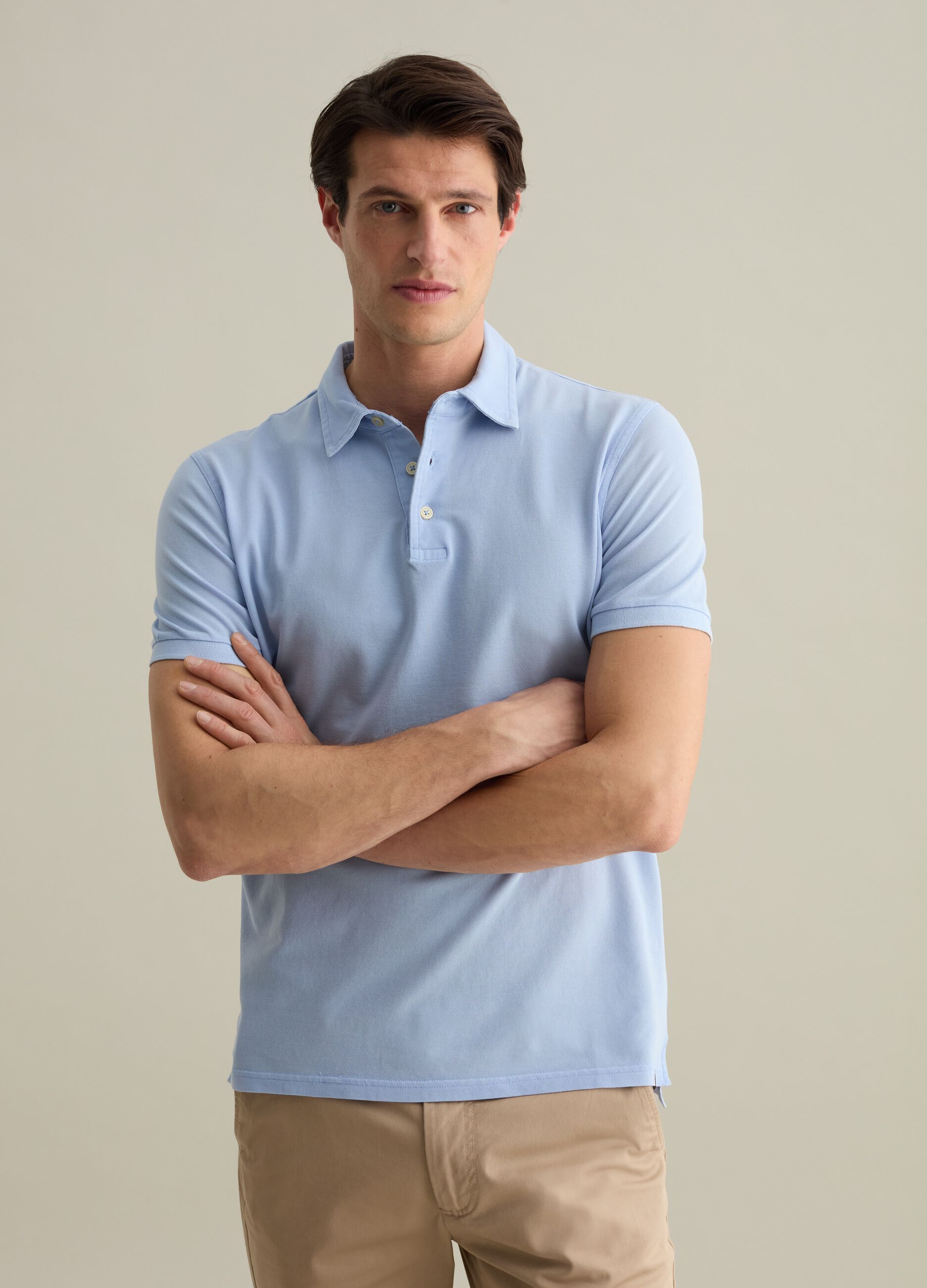 Polo in piquet di cotone